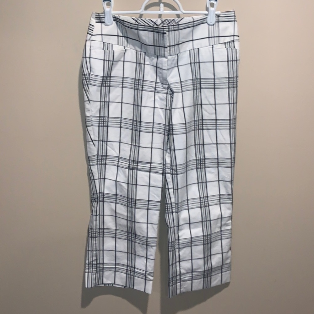 Express design studio plaid capri 2
